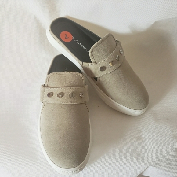Rebecca Minkoff studded slip on Sneaker nwot 7 clog slides - Picture 2 of 8
